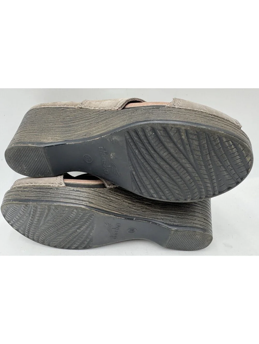 Dansko Vanda Women's Slingback Sandals Size 8 Brown Leather Wedge Open Toe